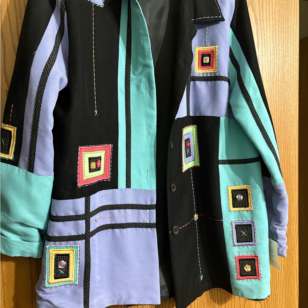 Colorful Geometric Women's Jacket